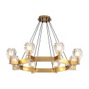 Loft Industry Modern - Droplet Circle Chandelier